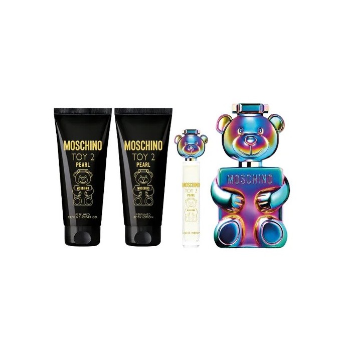 Moschino Toy 2 Pearl Gift set EDP 100 ml, body lotion 100 ml, shower gel 100 ml a miniature EDP 10
