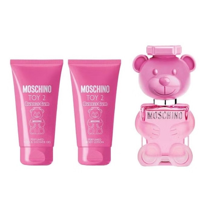 Moschino Toy 2 Bubble Gum Gift set EDT 50 ml, body lotion 50 ml and sh