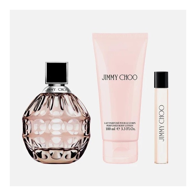 Jimmy Choo rinkinys EDP 100 ml + kūno losjonas 100 ml + EDP 7,5 ml moterims