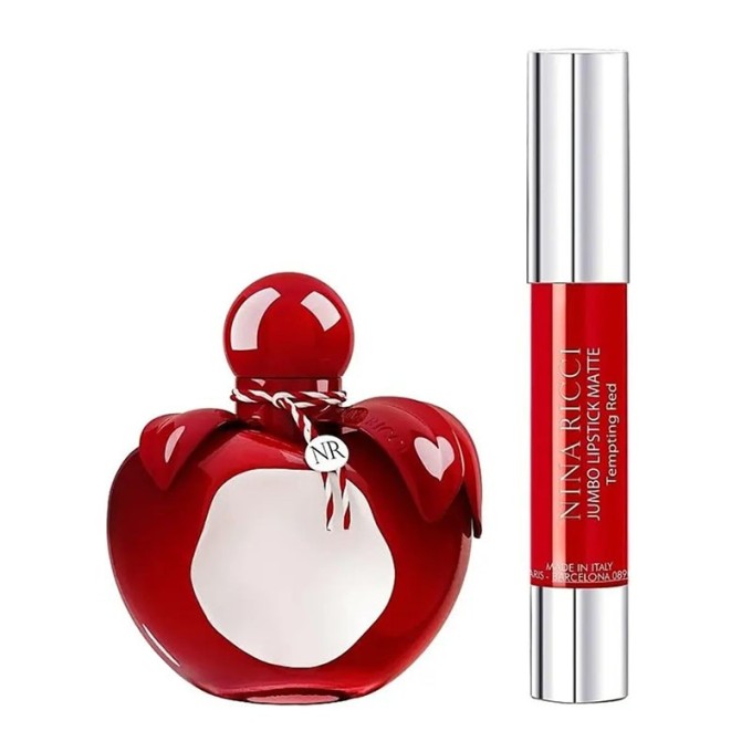 Nina Ricci Nina Rouge dovanų rinkinys – EDT 50 ml ir lūpų dažai
