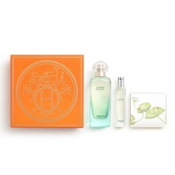 Hermes Un Jardin Sur le Nil Gift Set EDT 100 ml, EDT 15 ml and Solid Soap 5 g unisex