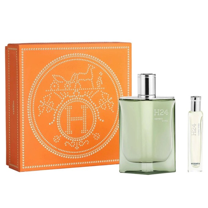 Hermes H24 Herbes Vives dovanų rinkinys vyrams - EDP 100 ml ir EDP 15 ml