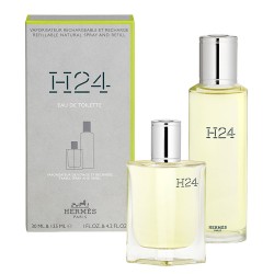 Hermes H24 Dovanų rinkinys EDT refillable 30 ml and refill 125 ml vyrams
