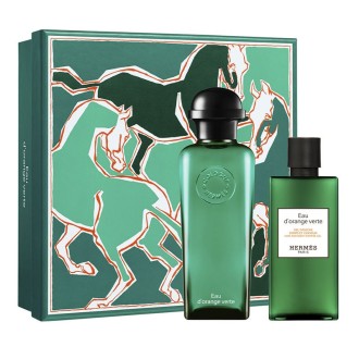 Hermes Eau d'Orange Verte EDC gift set 100 ml and dušo želė 80 ml vyrams