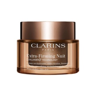 Clarins Extra-Firming Nuit Collagen Technology Cream - naktinis stangrinantis kremas sausai odai