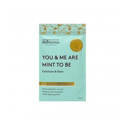 Delhicious You & Me Are Mint To Be Mint Black Tea Body Scrub - Body peeling 100 g
