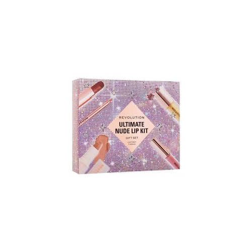 Makeup Revolution Ultimate Nude Lip Kit - Dovanų rinkinys 3.2 g