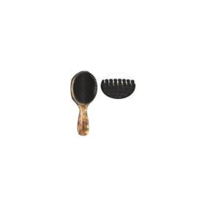 Olivia Garden Barber Palm Wave Brush - Stylish wooden palm wave brush