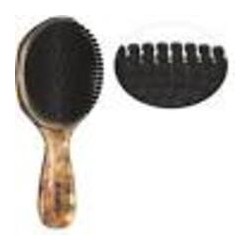 Olivia Garden Barber Palm Wave Brush - Stylish wooden palm wave brush