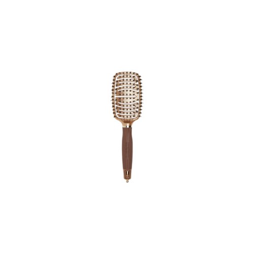 Olivia Garden NanoThermic Flex Combo - Flat hair brush with ionic bristles