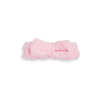 Revolution Skincare Pretty Pink Bow Headband - Cosmetic headband