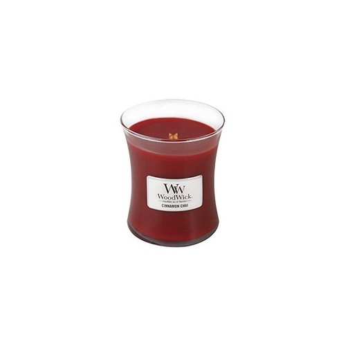 WoodWick Cinnamon Chai Vase (Cinnamon Chai) - Scented Candle 85 g