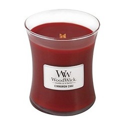 WoodWick Cinnamon Chai Vase (Cinnamon Chai) - Scented Candle 85 g