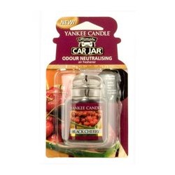 Yankee Candle Black Cherry Ultimate Car Jar - Luxury car tag