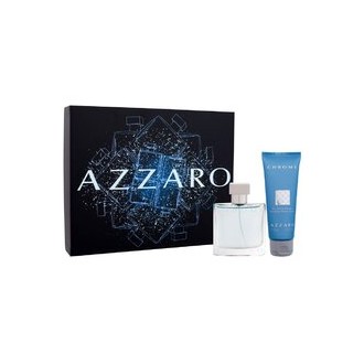 Azzaro Chrome Gift set EDT 50 ml and shower gel 75 ml 50 ml