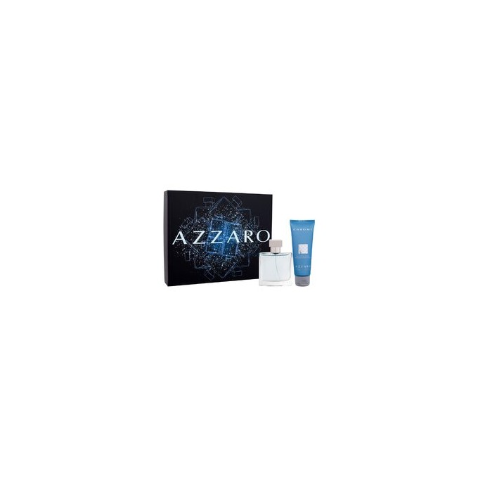 Azzaro Chrome Gift set EDT 50 ml and shower gel 75 ml 50 ml