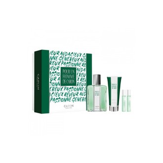 Caron Pour un Homme de Caron Dovanų rinkinys EDT 125 ml, dušo želė 75 ml, miniature Le Matin EDT 5