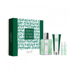 Caron Pour un Homme de Caron Dovanų rinkinys EDT 125 ml, dušo želė 75 ml, miniature Le Matin EDT 5