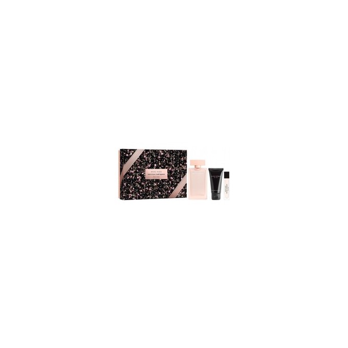 Narciso Rodriguez Musc Nude for Her Gift Set EDP 100 ml, kūno losjonas 50 ml ir miniatiūriniai EDP