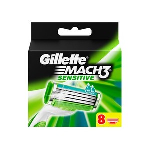 Gillette Mach 3 Sensitive - Replacement head 4 pcs