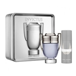 Paco Rabanne Invictus rinkinys EDT 100 ml ir Invictus purškiamas dezodorantas 150 ml
