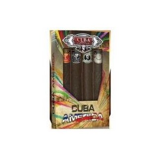 Cuba America Cuba Cuba Black Gift Set EDT 35 ml, Cuba Grey EDT 35 ml, Cuba Green EDT 35 ml, Cuba