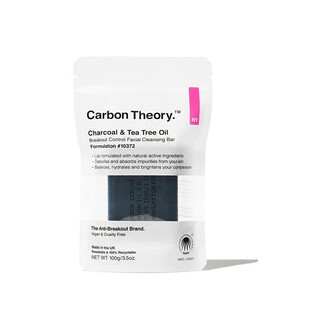 Carbon Theory Charcoal & Tea Tree Oil Breakout Control Facial Cleansing Bar 100 g