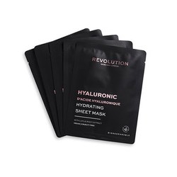Revolution Skincare Biodegradable Hydrating Hyaluronic Acid Sheet Mask - A set of face masks