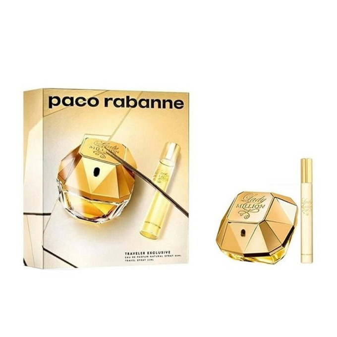 Paco Rabanne Lady Million rinkinys - EDP 80 ml + EDP 20 ml
