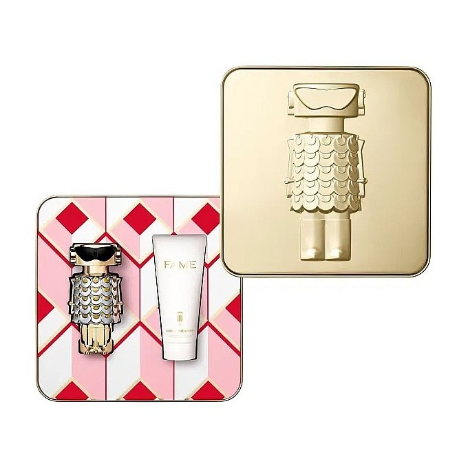 Paco Rabanne Fame dovanų rinkinys – EDP 80 ml ir kūno losjonas 100 ml