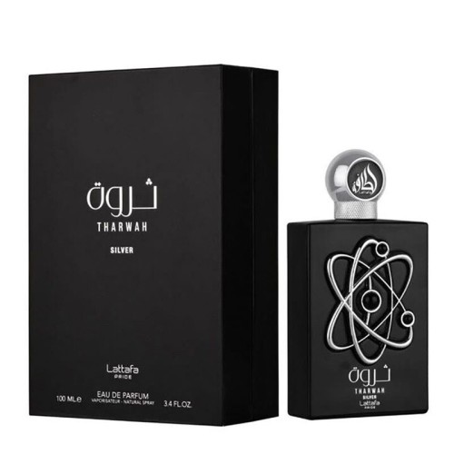 Lattafa Tharwa Silver EDP unisex kvepalai, 100 ml