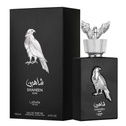 Lattafa Shaheen Silver EDP unisex kvepalai, 100 ml