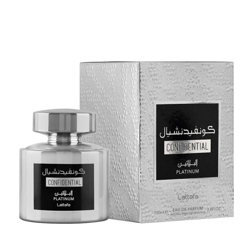 Lattafa Confidentila Platinum EDP unisex kvepalai, 100 ml