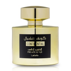 Lattafa Confidential Private Gold EDP kvepalai unisex, 100 ml