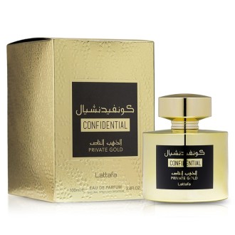 Lattafa Confidential Private Gold EDP kvepalai unisex, 100 ml 2