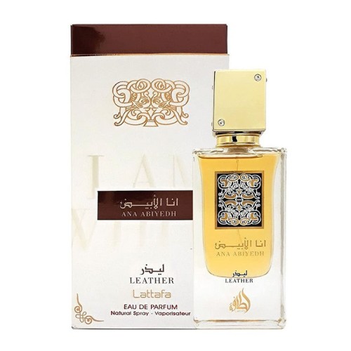 Lattafa Ana Abiyedh Leather EDP kvepalai vyrams, 60 ml