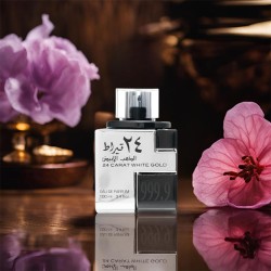 Lattafa 24 Carat White Gold EDP unisex kvepalai, 100 ml