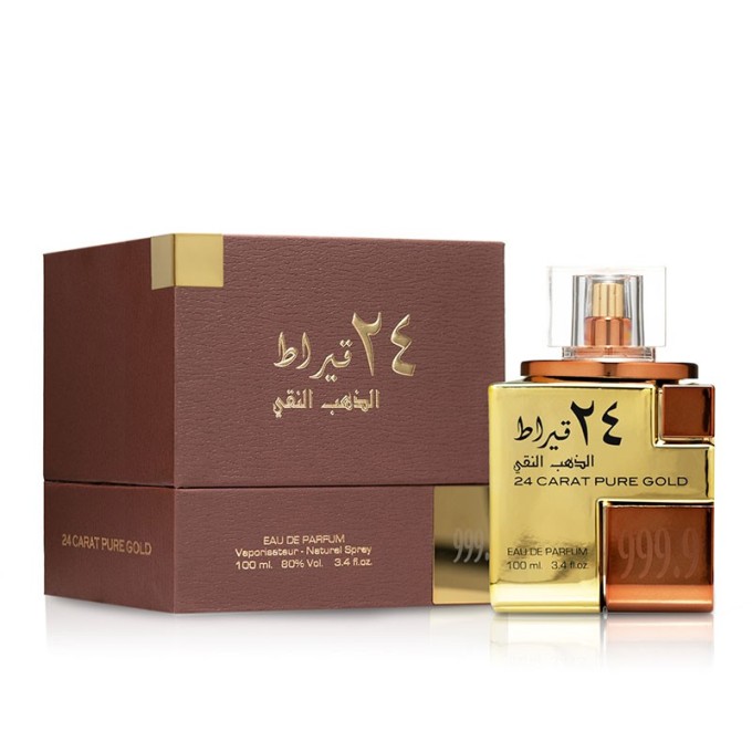 Lattafa 24 Carat Pure Gold EDP unisex kvepalai, 100 ml