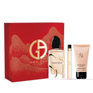 Armani Sì kvepalų rinkinys EDP 100 ml, kūno losjonas 50 ml ir EDP 10 ml kvepalai moterims