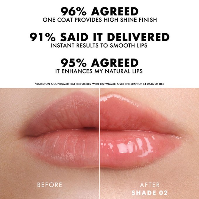 Armani Prisma Glass Lip Gloss lūpų blizgis 3,5 ml - atspalvis 02 Candy Halo