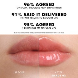 Armani Prisma Glass Lip Gloss lūpų blizgis 3,5 ml - atspalvis 02 Candy Halo