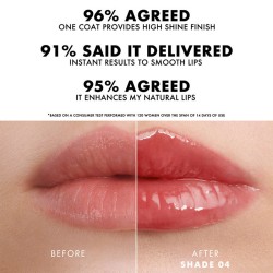 Armani Prisma Glass Lip Gloss lūpų blizgis 3,5 ml - atspalvis 04 Cherry Glaze