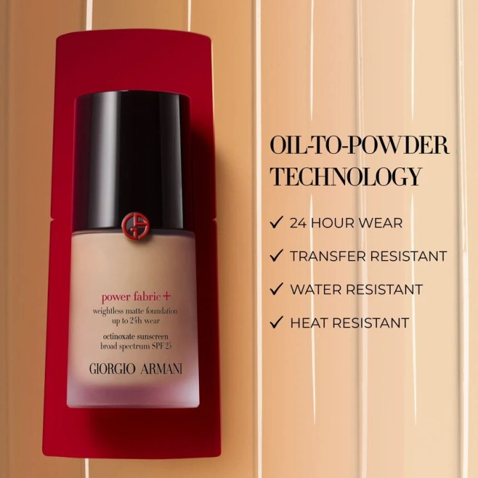 Armani Power Fabric + Ultra Longwear Weightless Matte Foundation 30 ml, atspalvis 4