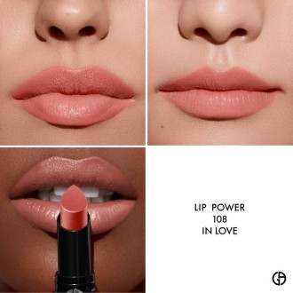 Armani Lip Power - ilgai išliekantys lūpų dažai, 3,1 g, - 108 In Love 2