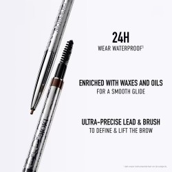 Dior Diorshow Ultra-Fine Precision Brow Pencil antakių pieštukas 002 Dark Brown