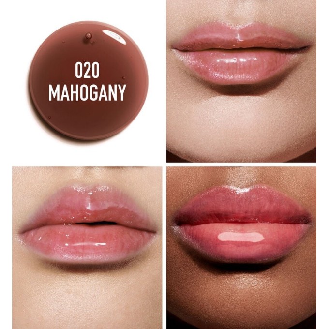 Dior Addict Lip Glow Oil - Toning lip oil blizgus lūpų aliejus 6 ml, 020 Mahogany