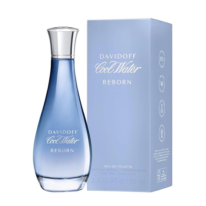 Davidoff Cool Water Reborn for Her EDP kvepalai moterims, 100 ml