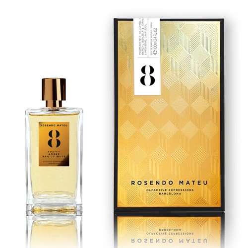 Rosendo Mateu N 8 Fruity, Amber, Exotic Musk EDP unisex kvepalai, 100 ml