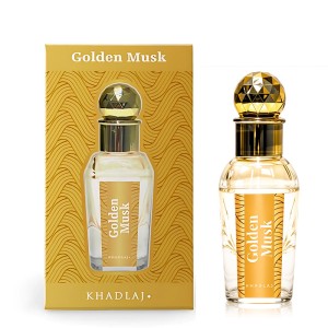Khadlaj Golden Musk Perfumed Oil 15 ml unisex 2