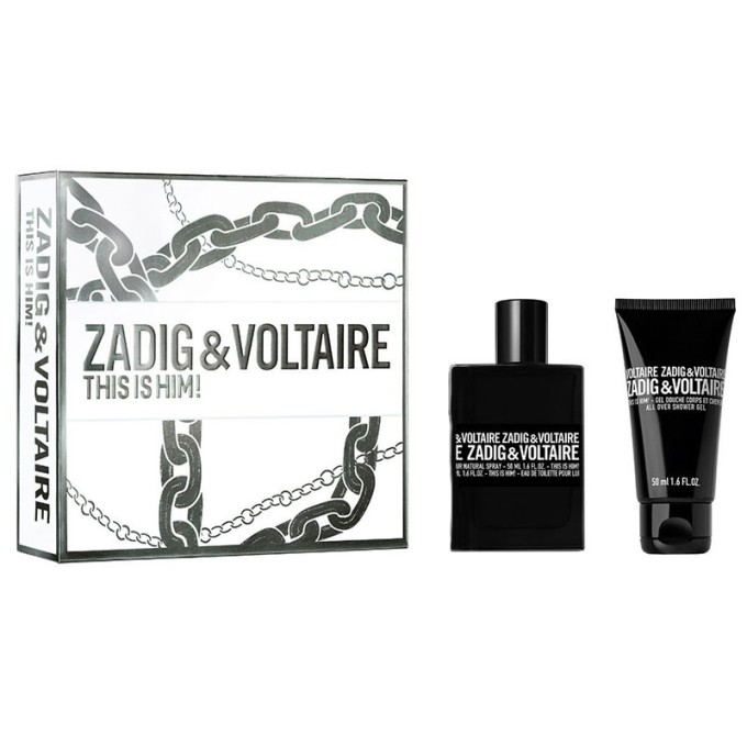 Zadig & Voltaire This is Him! dovanų rinkinys EDT 50 ml a dušo želė 50 ml